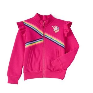 365 Kids From Garanimals Unicorn Track Jacket (Little Girls & Big Girls)